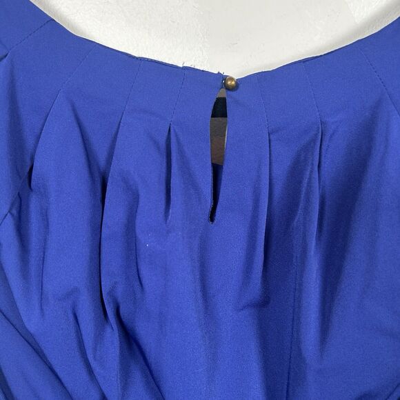 Diane Von Furstenberg Jamila Sheath Dress Cobalt Blue Women's Size US 8 EUC - Picture 4 of 12